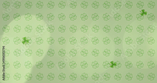 Image of green shamrocks