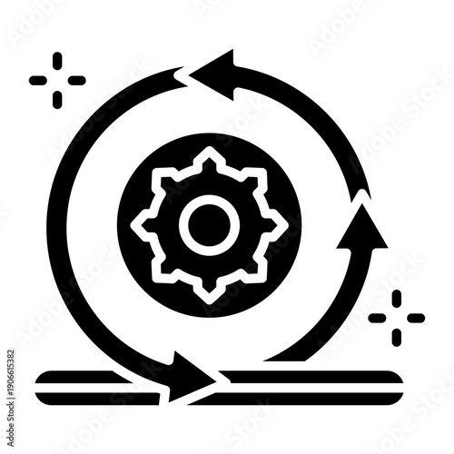 Stages Processing Icon