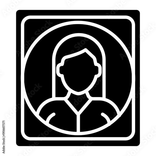 Bilde på lerret Portrait Icon