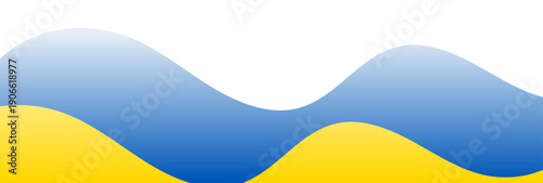 Ukraine flag background, Ukrainian transparent flag border