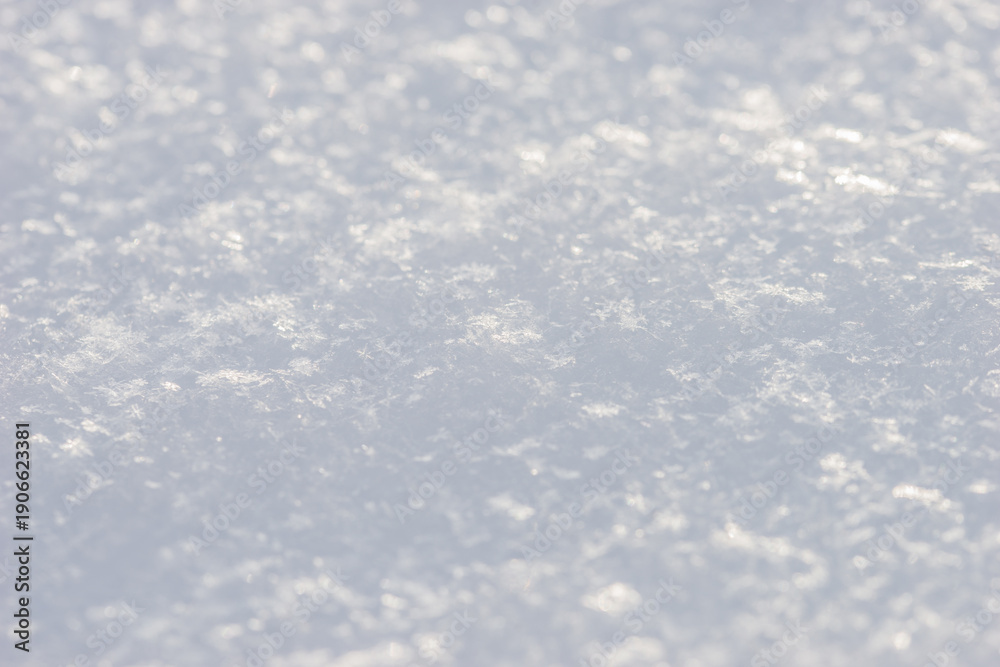 Obraz premium Beautiful close-up of snow texture
