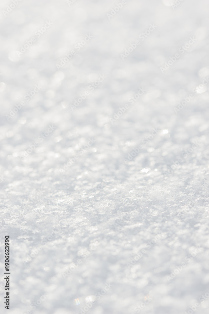 Obraz premium Beautiful close-up of snow texture