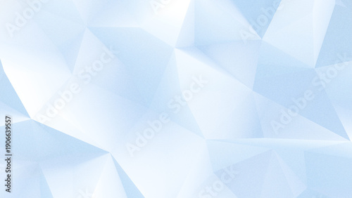 Abstract light blue polygon background with geometric triangle texture
