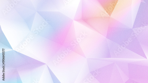 Abstract colorful iridescent polygon background geometric texture