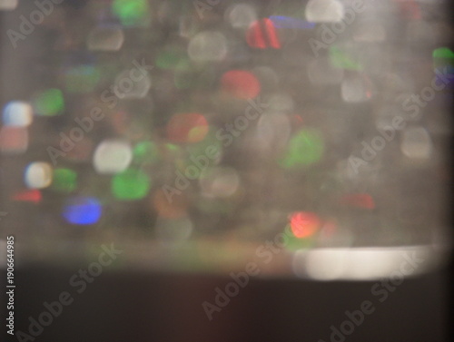 Photos Macro ripresa con bokeh multicolore fuori fuoco, caratterizzata da punti luce mo