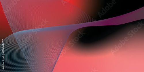 Abstract teal red and black grainy gradient background with noisy texture design