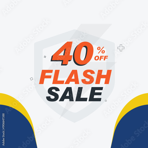 Discount flash sale background. Illustration for shopping day, online shopping, special Offer coupon, voucher, banner template, websites, social media advertising