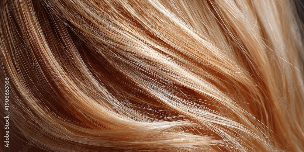 Naklejka premium Close-up of blonde hair