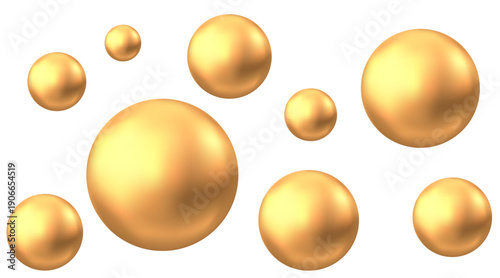 Golden collagen, keratin or serum bubbles.