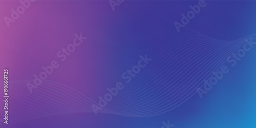 Purple, Pink, Turquoise, Blue Gradient Shiny Vector Background. Fluorescent Gradient Overlay Vibrant Unfocused Cover. Wide Horizontal Long Gradient Banner. Dreamy Neon Bright Trendy Wallpaper.