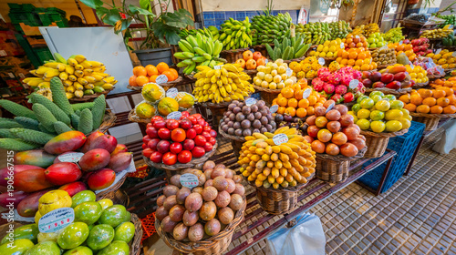 Farmers Market, Mercado dos Lavradores, Funchal, Madeira, Portugal