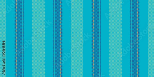 Oit vertical background seamless, horizon pattern stripe texture. Cver textile fabric vector lines in cyan and teal colors.