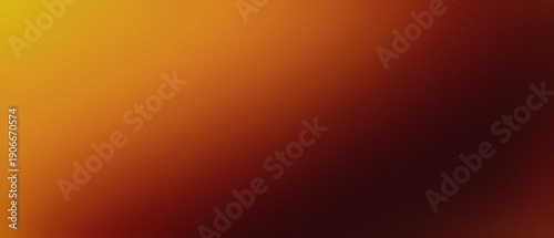 Fotografie Abstract gradient sunset red yellow grainy grainy texture background banner post