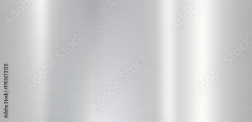 Brushed stainless silver steel texture with gradient lighting