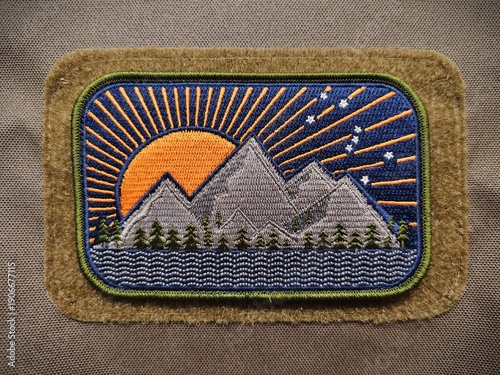 All Terrain Orien morale patch is a velcro patch for attaching to clothing and bags.