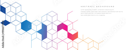 Graphic design element and abstract geometric background.	