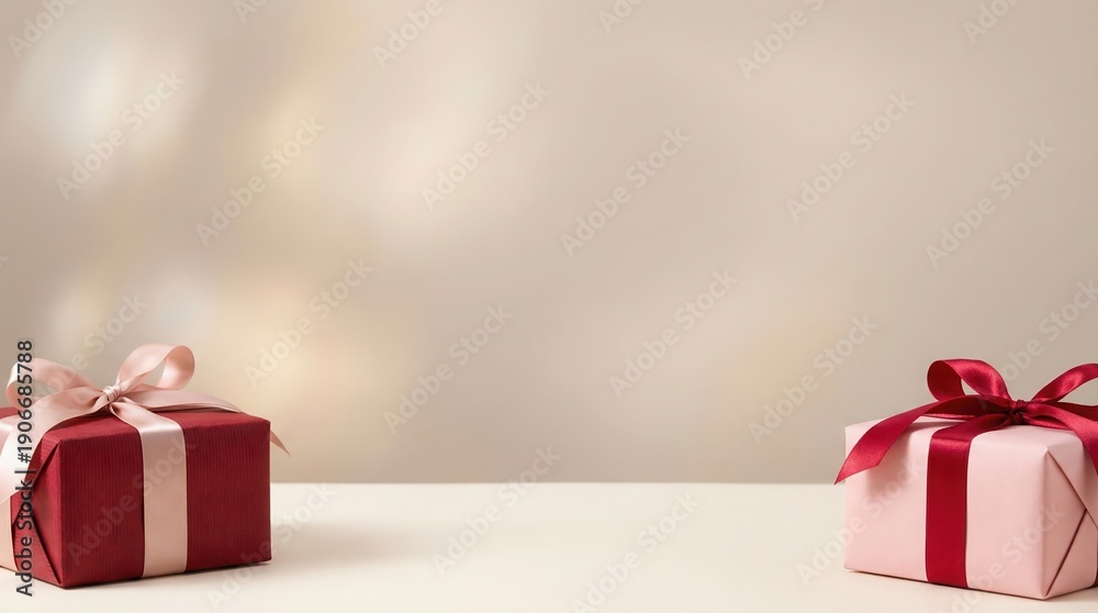 custom made wallpaper toronto digitalBeautiful gift boxes with ribbons on white surface