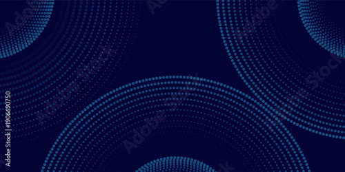 Abstract Blue Digital Tech Business or Science Background. Medical Research or Tech Innovation Online Webinar Presentation Event.