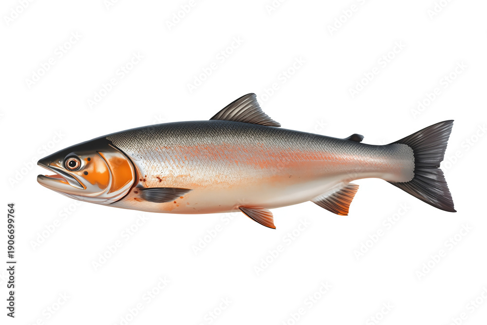 Obraz premium fish on a white background