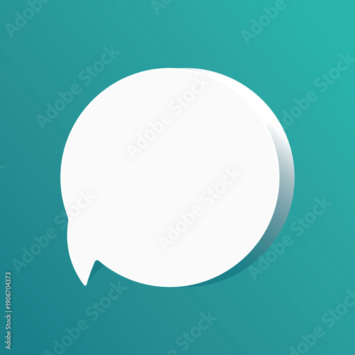Speech bubble blank frame, text quote box, message