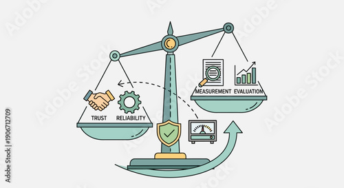 Conceptual illustration of balance management in a job