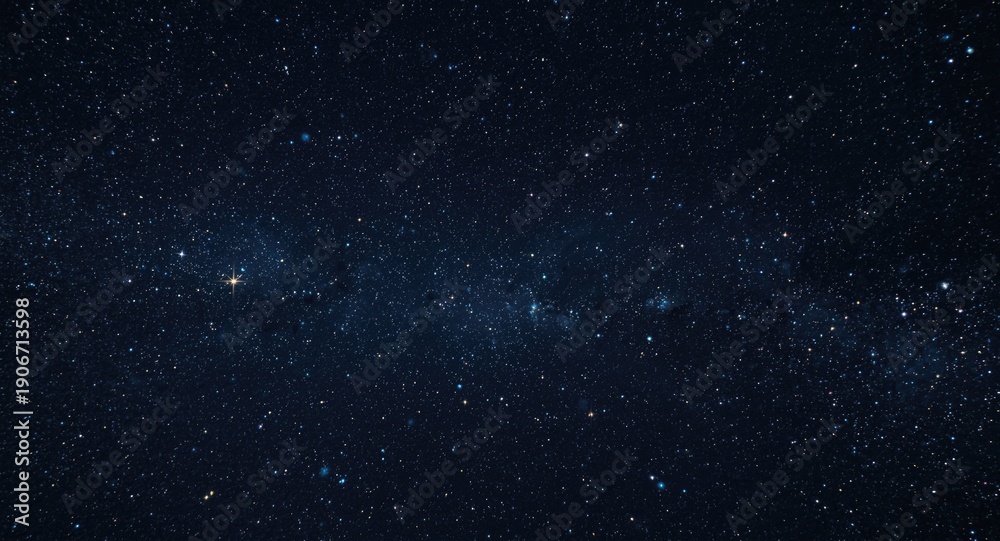 Fototapeta premium Cosmic starfield sparkling in the depth of outer space