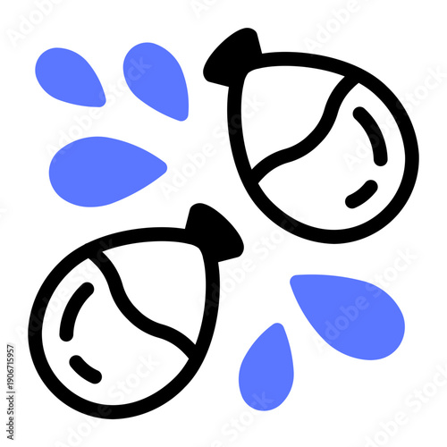 This Water Balloon icon is suitable for the Holi Festival in India.