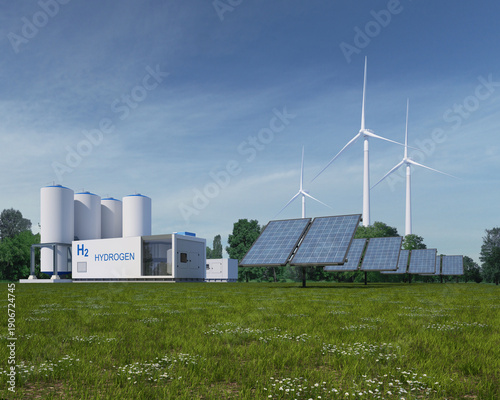 Hydrogenproduktion mit Hilfe von erneuerbaren Energien