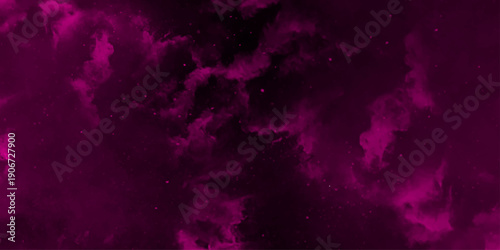abstract purple watercolor background with drops. watercolor paint . dark sky with purple clouds and black watercolor design .Light purple bubbly cloud patterns and textures watercolor background.	
