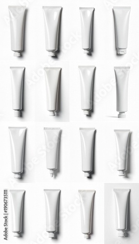 Wallpaper Mural Collection of A close-up shot of a tube of cream against a white backdrop. Torontodigital.ca