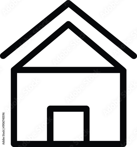 home icon on a white background