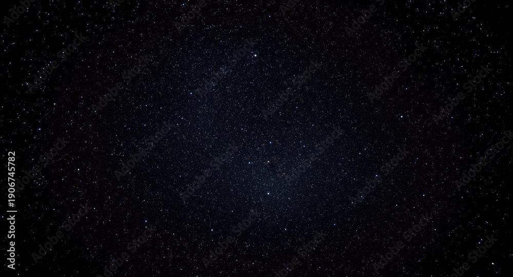 Fototapeta premium Glowing intense starry night sky deep space backdrop