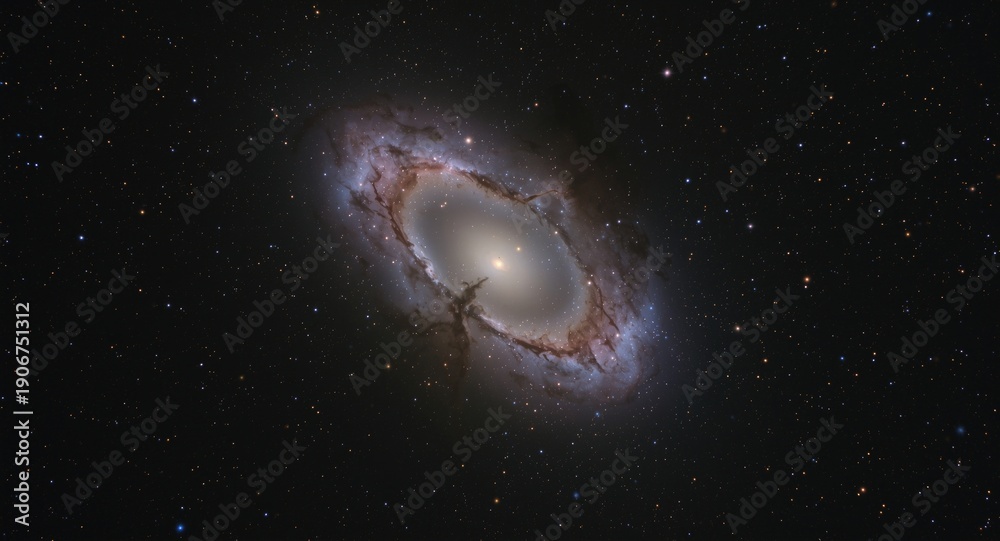 Fototapeta premium In-depth space exploration image of Southern Ring Nebula by JWST research