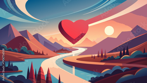 vector illustration of a city landscape