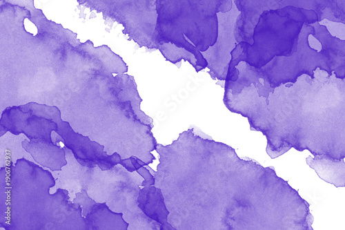 Watercolor stain overlay abstract, indigo dark blue violet palette, irregular splash effect, dynamic paint texture, design backdrop