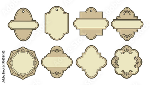 set of vintage labels 