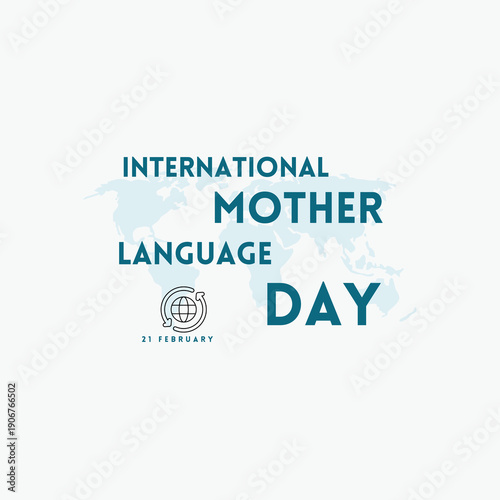 International Mother Language Day. 21st February Language Day post shows diverse group of people representing different cultures along with greetings in various languages like Hello, Bonjour and Ciao