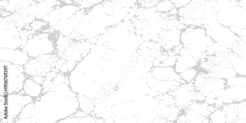 A weathered white grunge wall texture features a rough concrete surface with cracked gray paint and aged stone patterns for a vintage backdrop design