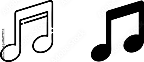 Black and white eighth note musical symbols musical notes eighth notes music symbols