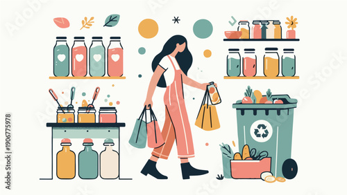 Sustainable Zero Waste Grocery Shopping – Refill and Reuse Lifestyle