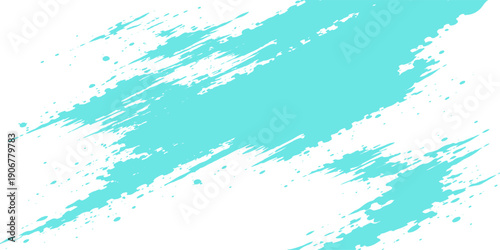 An artistic blue watercolor and grunge background featuring a colorful paint splash vector pattern with ink splatters and brush stains on a textured paper illustration design