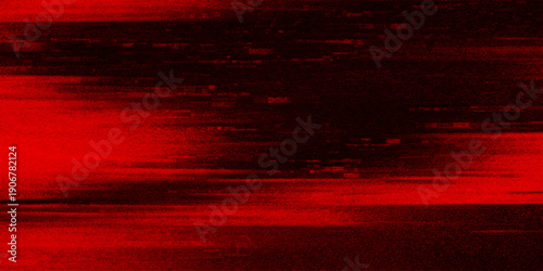 An abstract red grunge wallpaper design features a dark gradient pattern with black lines and a textured paint effect on an old metal wall backdrop