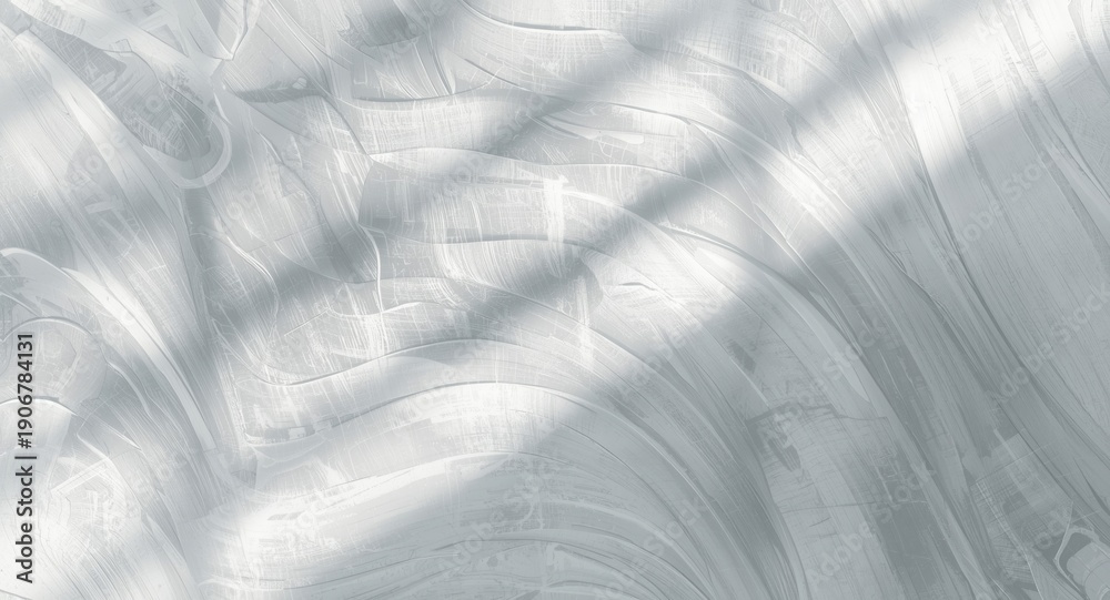 Obraz premium AI created white digital abstract pattern featuring textured lines and dramatic shadow and light effects
