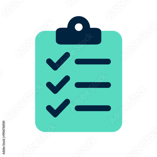 Minimalist Daily Routine Checklist Lifestyle Icon