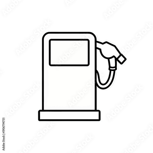 Fuel Pump Icon Vector Graphic For App Interface Design