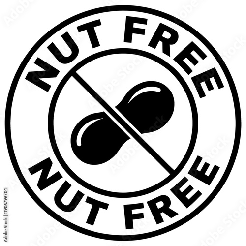 Nut Free Food Safety Icon