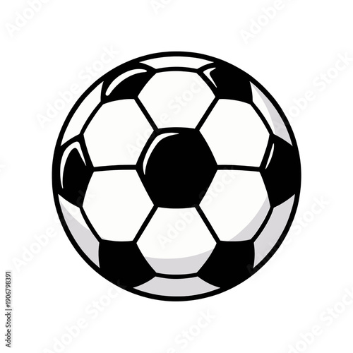 Soccer Ball Icon Vector Graphic For App And Ui Design