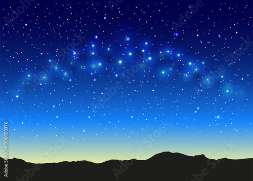 starry night sky