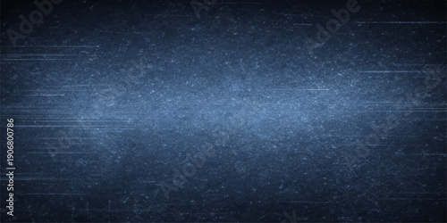 A dark blue grunge background with a vintage textured wall pattern creates an aged, rough surface backdrop for an empty blank chalkboard or old paper design