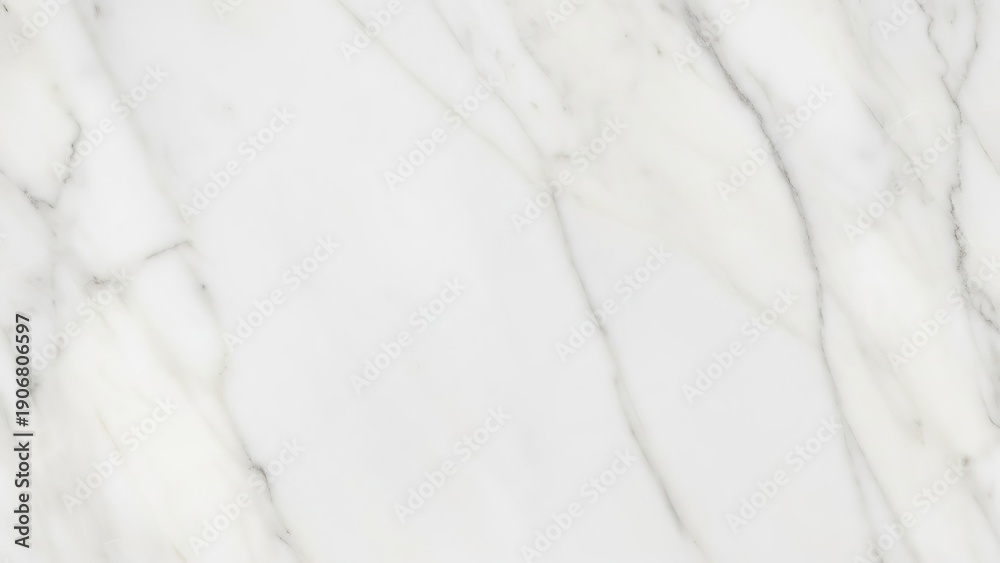 Obraz premium A close-up high-angle view of a white marble surface texture with gray veins